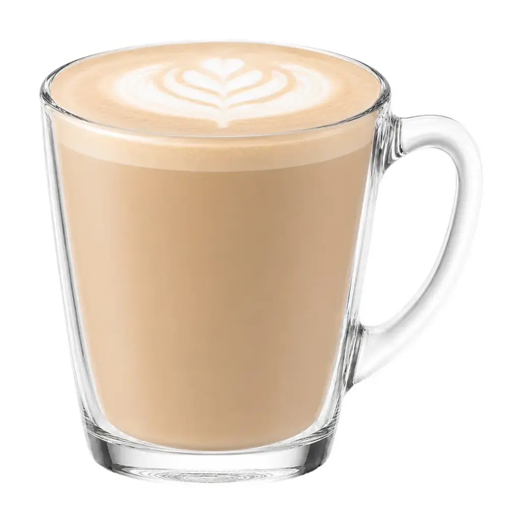 Latte Caliente Grande (Entera, Sin Jarabe)