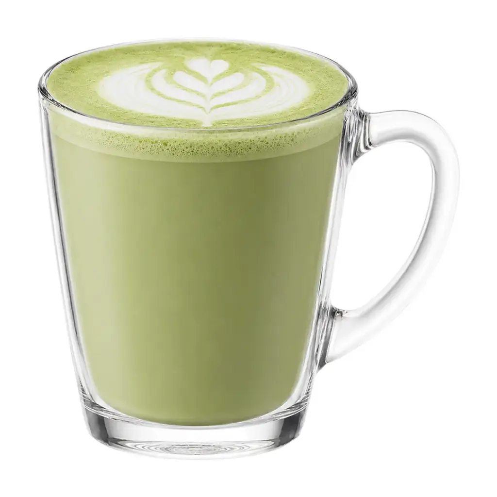 Matcha Latte Grande Caliente (Entera, Sin Jarabe)